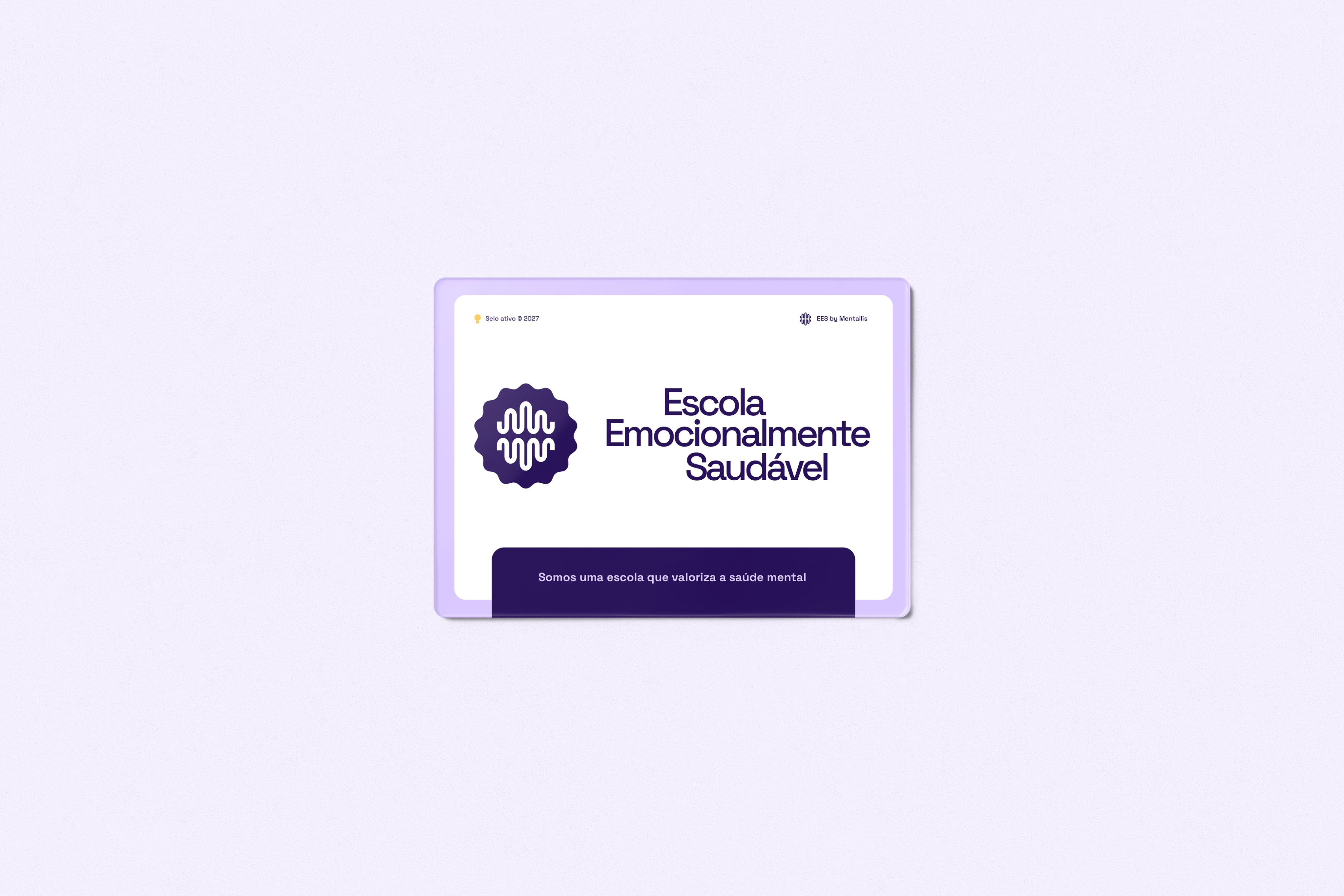 Selo Escola Emocionalmente Saudável