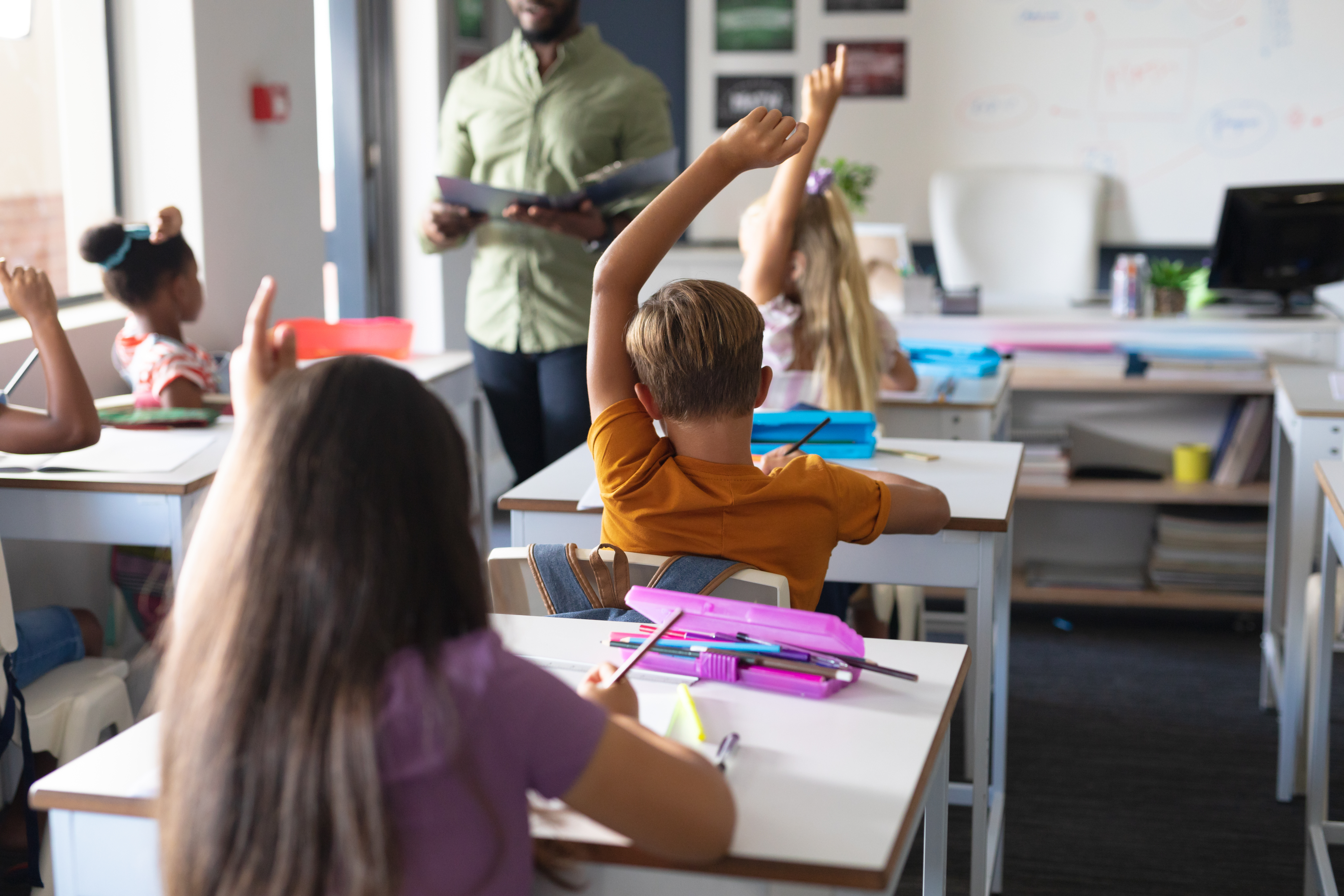 Alunos em sala de aula